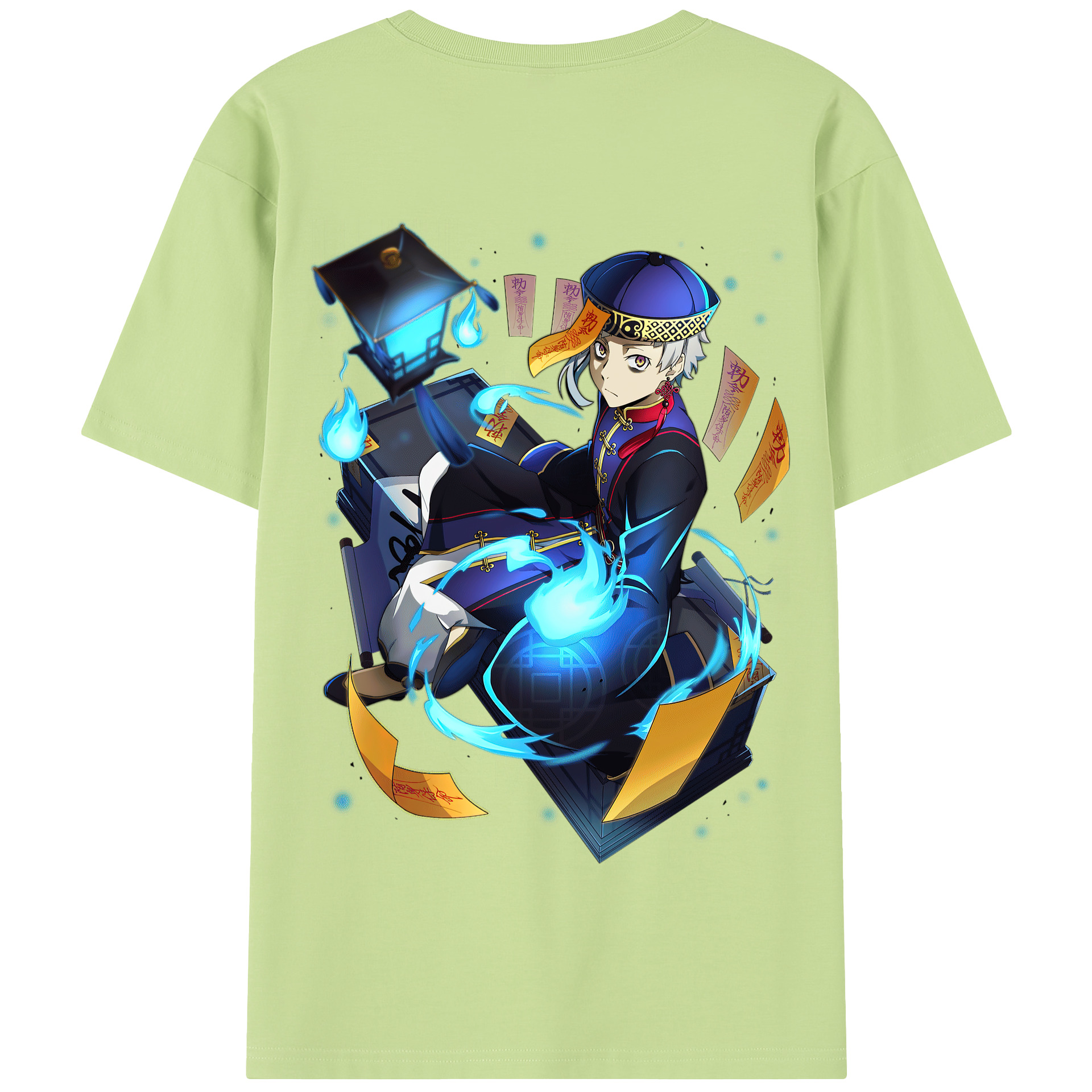 （画像用） 文豪ストレイドッグス Bungo Stray Dogs 綿100％半袖Tシャツ（背面プリント）